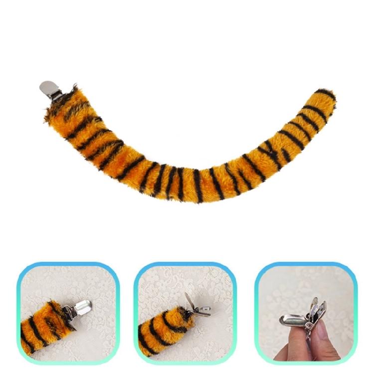 Ensemble d'accessoires de costume de tigre pour enfants 2/3 pièces Bandeau Oreilles de Tigre, Nœud Papillon, Kit d'accessoires Queue Ensemble de Déguisement Animal Halloween