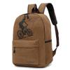 Fashion Canvas Backpack Men And Women Middle School Bag Fashion Sports Fitness Bag Travel Small Backpack Retro