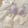 Women's Seamless Soft Support Lift Bra - Wire-Free, Anti-Sagging, Thin, with Jelly Strip for Small Chest