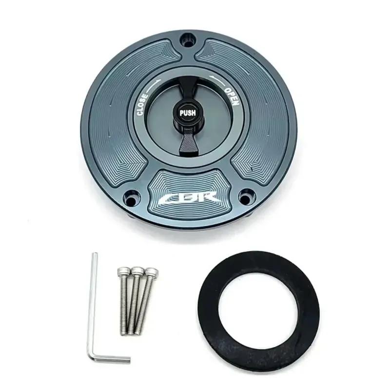 CNC Aluminum Keyless For Honda CBR 600 F4 F3 F2 1991-2008 Motorcycle Accessories Fuel Gas Tank Cap Cover