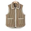 Lapel New Autumn and Winter Loose Thickened Versatile Jacket Vest Mother's Warm Waistcoat Casual Vest
