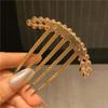 Simple Pearl Water Diamond Metal Pan Hair Insert Comb  Hair Comb Hairpin Mother'S Day Holiday Gift Hair Accessories