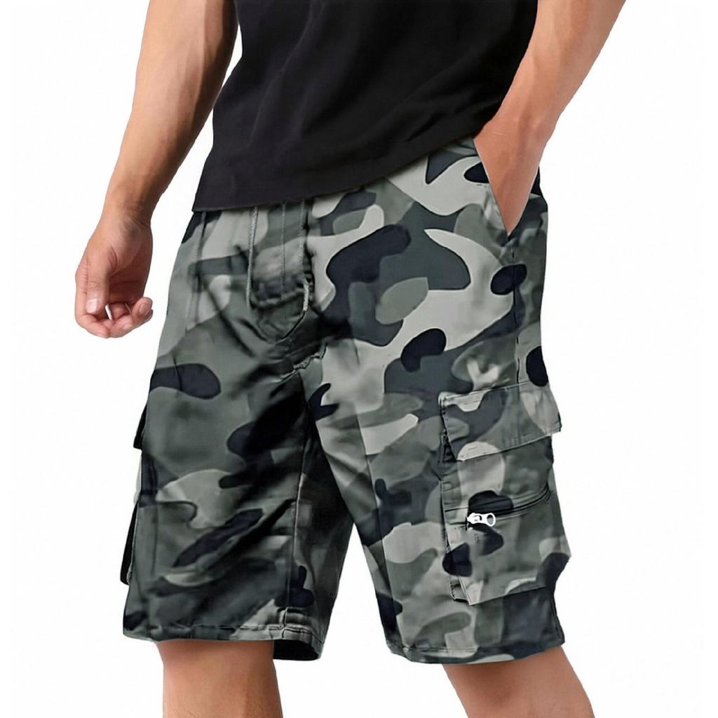 Men's Casual Five-pocket Pants - Loose, Multi-pocket Outdoor Sports Shorts