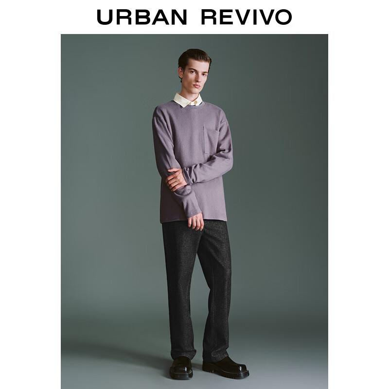 

Мужская повседневная футболка с круглым вырезом, карманом и длинным рукавом XL