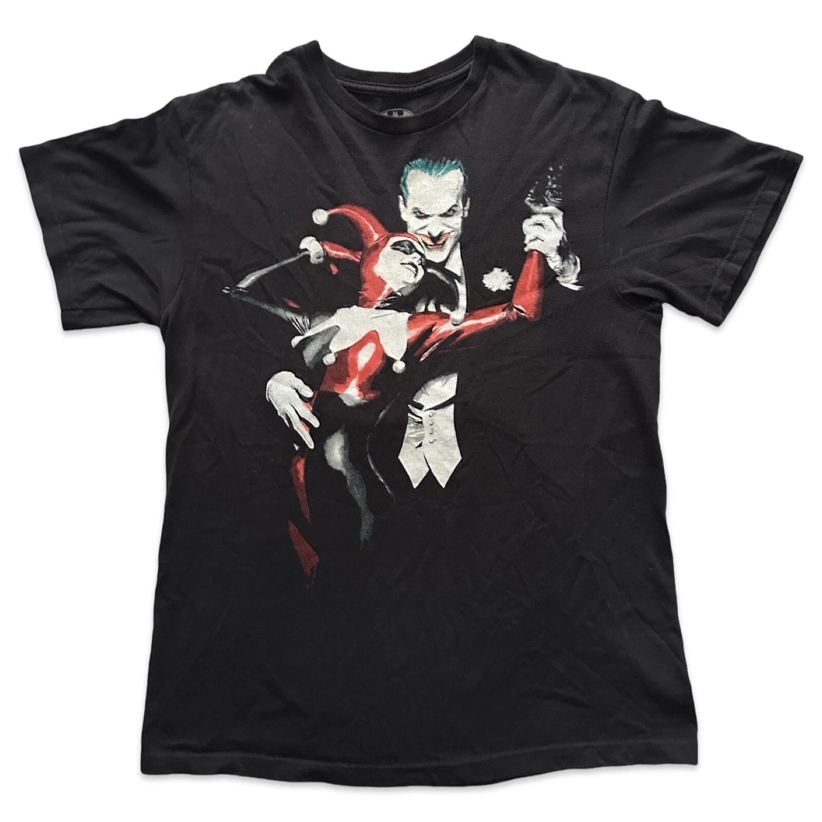 Joker and Harley Quinn DC Comics Shirt Mens Size M 3XL