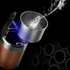Compact Smokeless Ashtray Detachable Car Cigarette Ashtray with LED Light Car Trash Can for Most Car Cup Holder
