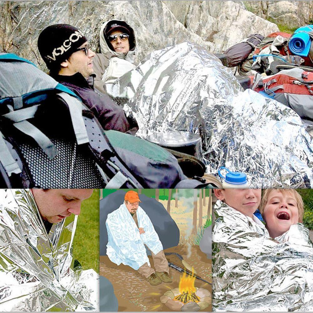 Portable Survival Sleeping Bag Waterproof Camouflage Camping Hiking Blanket Outdoor Tool