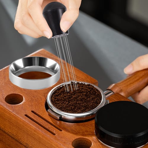 Tubbi Espresso Needle WDT Tool 0.25mm Needle 12-Needle Adjustable Range Stirring Needle Coffee Distributor