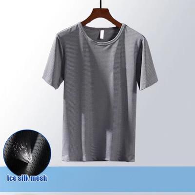 T-shirt a Rete da Uomo Leggera Traspirante Maglietta Asciugatura Rapida Vestibilità Larga Casual Estiva Sportiva per Palestra Allenamento all'Aperto