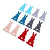 12pcs Easter Bunny Money Holders Clip Felt Rabbit Cash Holder For Home Table Decor Party Supplies