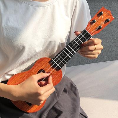 Playable Simulation Ukulele Kids Guitar Beginner Enlightenment Puzzle Instrument Music Gift Toy