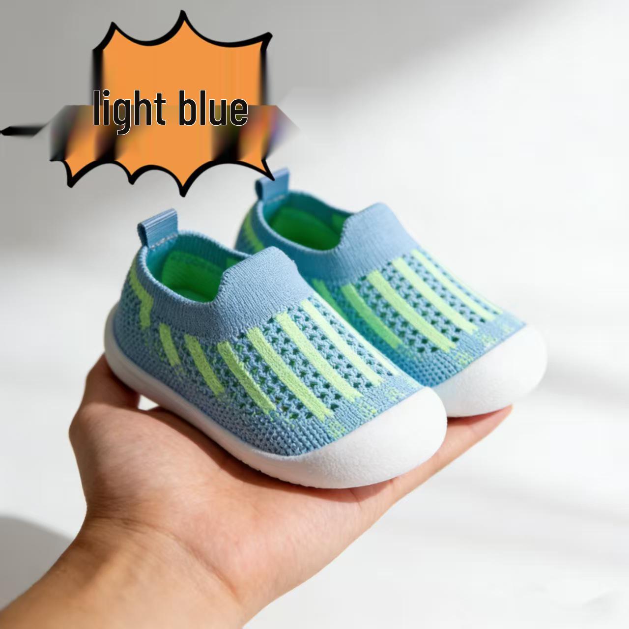 

Breathable Non-Slip Children s Shoes for All Seasons - Soft Sole for Indoor/Outdoor Use 13.5cm for foot length 13cm, age 14-20 months