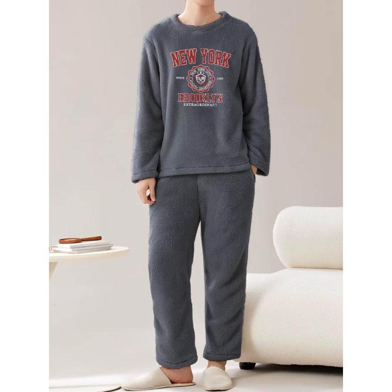 

Дышащая и теплая фланель, мужской комплект для дома XXL серый