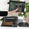 Mesh Storage Bag Fashion Toiletries Storage Bag Travel Female Portable Large Capacity Travel Cosmetics Storage Bag Accessories