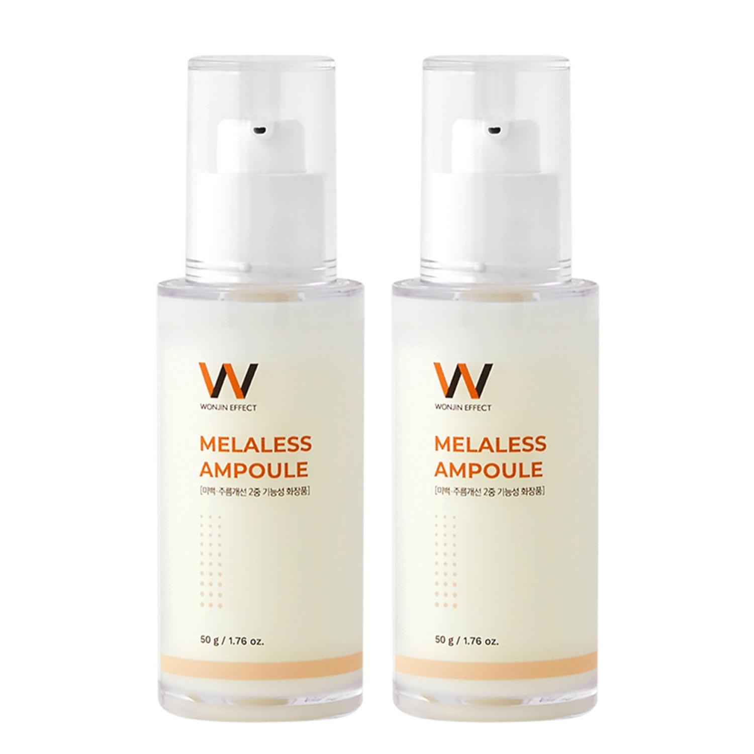 WONJIN EFFECT Melaris Whitening Ampoule Brightening & Dark Spot Care 50g x2