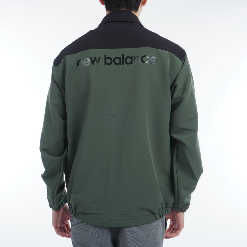 New Balance Coach Jacket Golf Outerwear 3 Men's Water-Repellent (4-Way Stretch, Single-Layered) / / 012-4220002 180_Khaki [S]