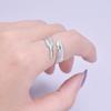 1/5/10pcs Mix Stainless Steel Rings For Women Men Accessories Heart Star Moon Amulet Open Adjustable Ring Vintage Jewelry Anillo