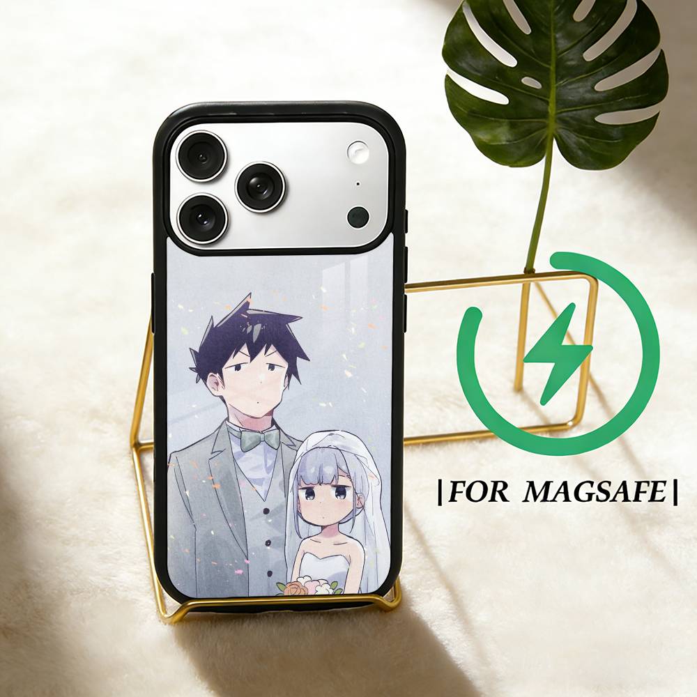 

A-Aharensan Anime W-wa Hakarenai Phone Case For iPhone 17 16 15 14 13 12 Pro Max Plus for Magsafe Wireless Magnetic Cover iPhone15Plus