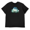 Blue and Green Frog T-Shirt Tees Quick Drying Luxury Man Mens Graphic T-shirts Funny