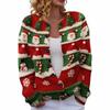 LXK-YK56 3D Print Christmas Cardigan Sweater