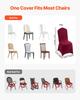 50 Pcs Burgundy Chair Covers, Polyester Spandex Chair Cover, Stretch Slipcovers for Wedding Party Dining Banquet Flat-Front Chair Covers, Fits Chair