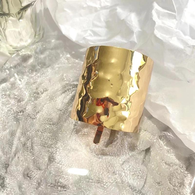 Koreanische Metall Unregelmäßige Konkav-Konvexen Lava Einsatz Haarnadel für Frauen Retro Hochwertige Pferdeschwanz Halter Haarnadel Kopfschmuck