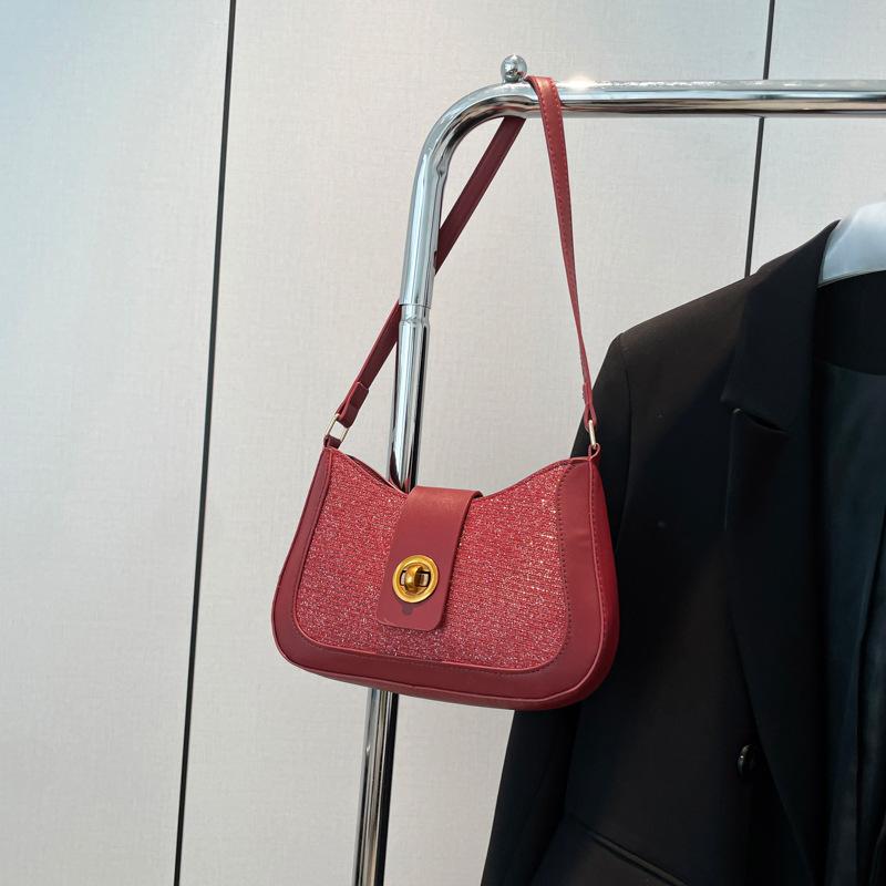 High-value simple women's armpit bag 2025 new versatile ins popular shoulder bag temperament women's bag trend this year