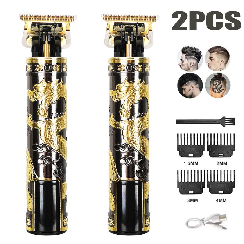 1-5Pack Vintage T9 Electric Cordless Hair Cutting Machine Professional Hair Barber Trimmer For Men Clipper Shaver Beard Lighter