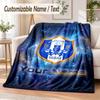 Custom Text Flannel Blanket Sheffield Wednesday FC Print Warm Cozy Blanket Home Sofa Bedding