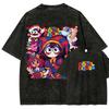 The Amazing Digital Circus Washed T-shirt 2026 New Model Personality Clothes Shirt Year Round Clothing Retro Loose Oversized Plus Size Unisex