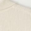 Senbi Knit Dress With Uneven Rib Collar