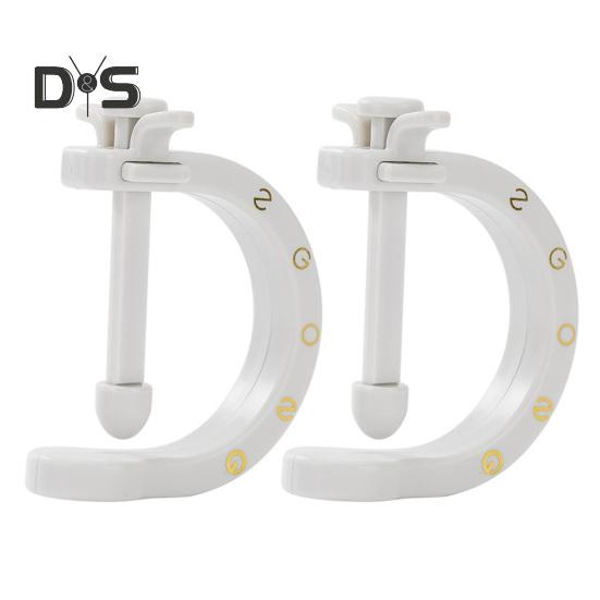 

2 шт., инструмент для акупрессуры, акупунктурный зажим для рук, ног, ушей, облегчение мигрени, инструмент для омоложения, набор для массажа точек давления 2pcs