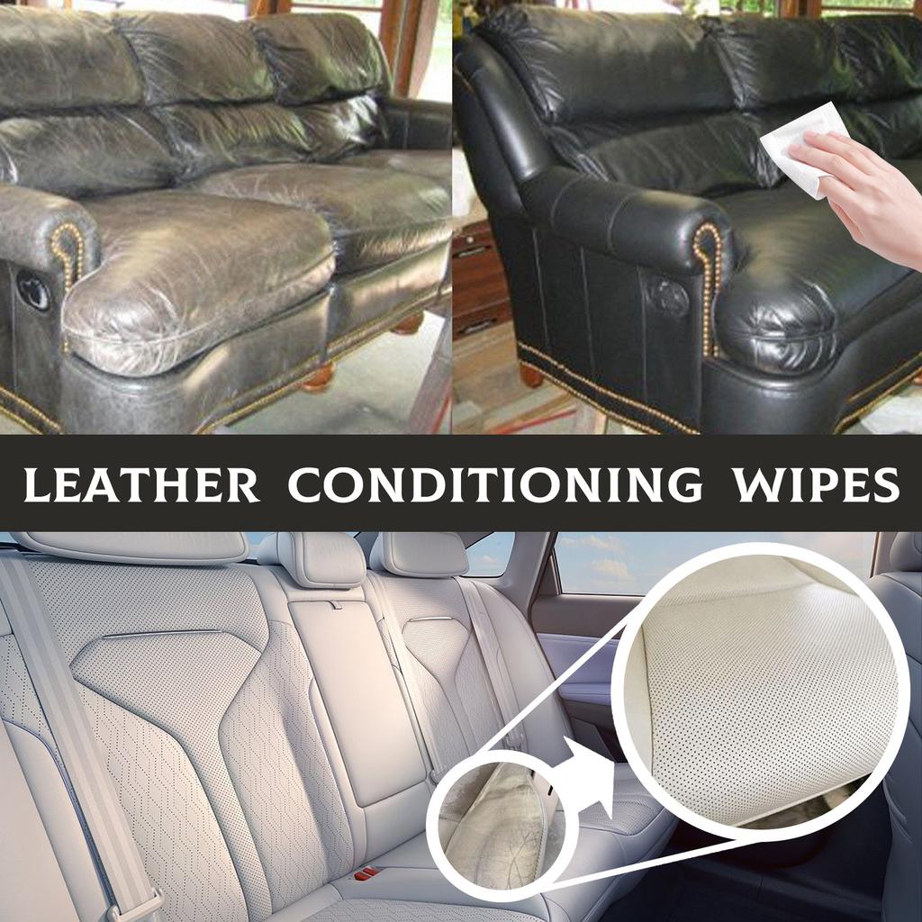 Rayhong Leather Cleaning Wipes Leather Sofa Car Seat Shoes Anti-cracking Fading Cleaning Care