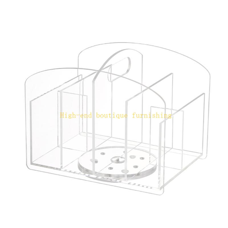 Акриловый держатель для карандашей для художественных принадлежностей и контейнер для хранения макияжа