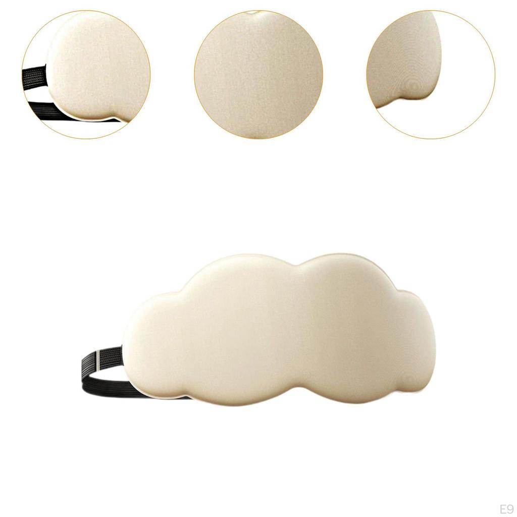 Sleep Mask Eye Cover Eyes Cups Eyeshade Light Blocking Night Blindfold Ice Silk for