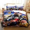 3D Print Carton Sing 2 Beding Set Soft Duvet Cover Bed Linen Set Comfortable Quilt Cover Pilowcase Warm Comforter King Quen Sized Dimensions Young