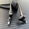 Motorcycle Foldable Oval Rearview Mirror For Yamaha Suzuki Ducati Kawasaki BMW Buell KTM Dual Sport Dirt Bikes ATV