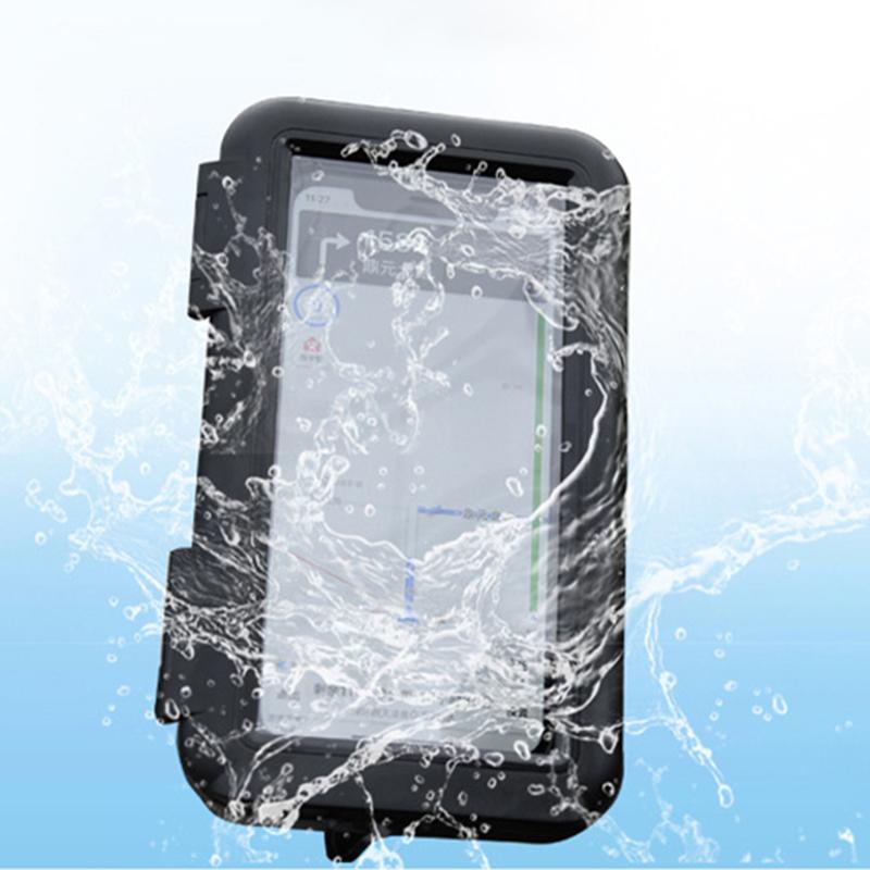 S2102 Motorcycle Phone Bag Bicycle Rear View Mirror Mount Holder Stand Waterproof Case Cover