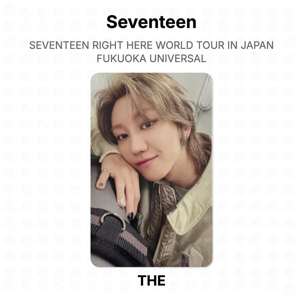 Seventeen RIGHT HERE WORLD TOUR IN JAPAN FUKUOKA UNIVERSAL Official Photocard
