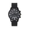 Sporty Ins High-quality Simple Trend Round Dial Pointer Style Silicone Strap Men's Watch