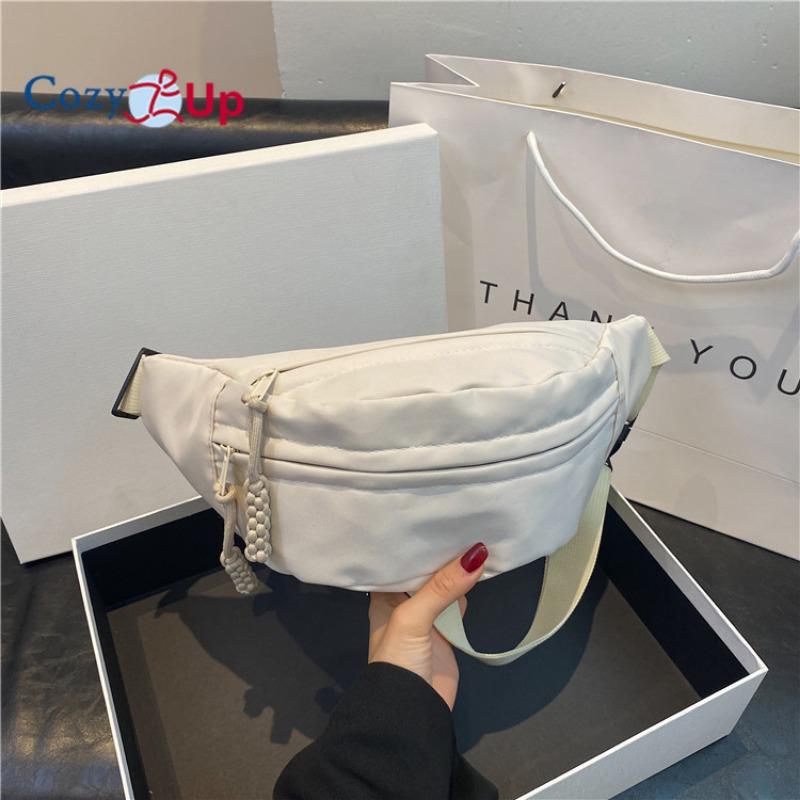 Geantă mică de pânză Cozy Up pentru geantă de sport versatilă pentru piept pentru femei, geantă mică de umăr pentru studenți de capacitate mare, geantă casual în talie