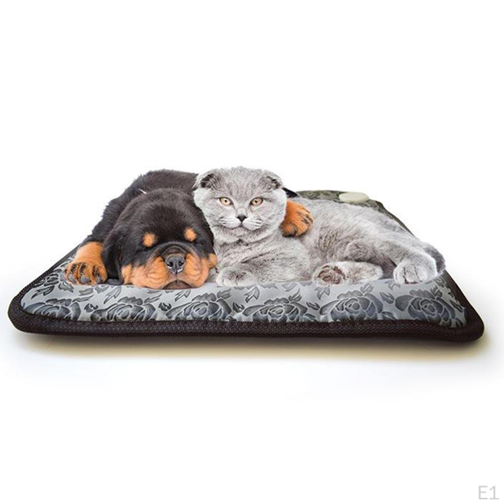 Pet Heating Pad Heated Dog Beds Warmer - Cat Electric Heat Pad, Mat, Soft Removable Cover