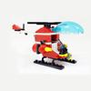 91 ks DIY Helikoptéry Sestavovací Stavební Bloky Cihličky Dětské Vzdělávací Brinquedos Dětské Hračky