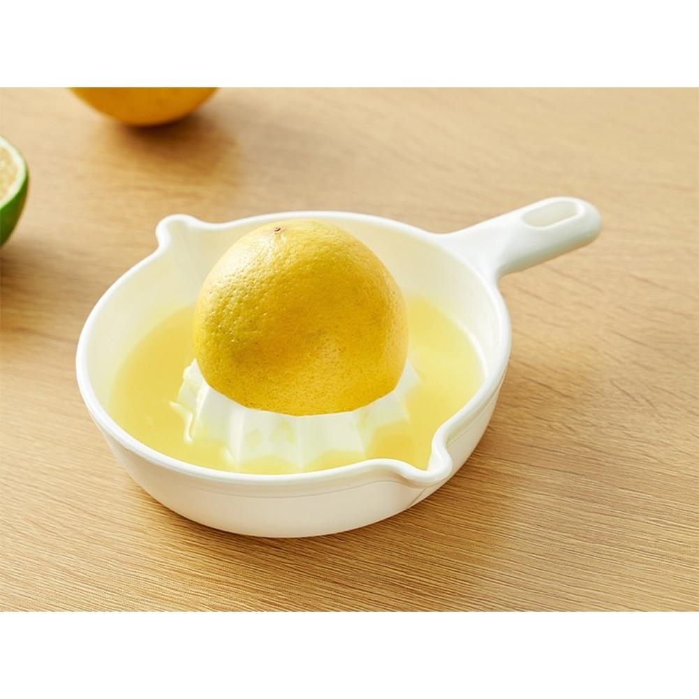 Manual Japanese Citrus Juicer with Twisted Tip Deep Rim and V Shaped Edge for SeedFree Lemon Lime Orange Juice