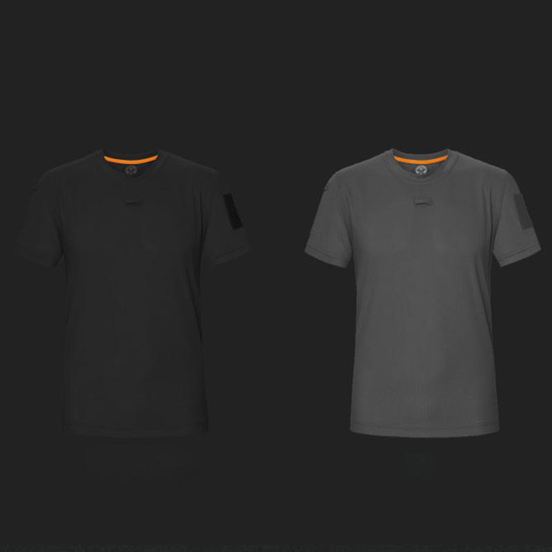 Kortärmad Rundhalsad Taktisk T-shirt Herr Utomhus Halvärmad Skjorta Arméfläktar Sommar Revers Kortärmad Snabbtorkande Andningsbar