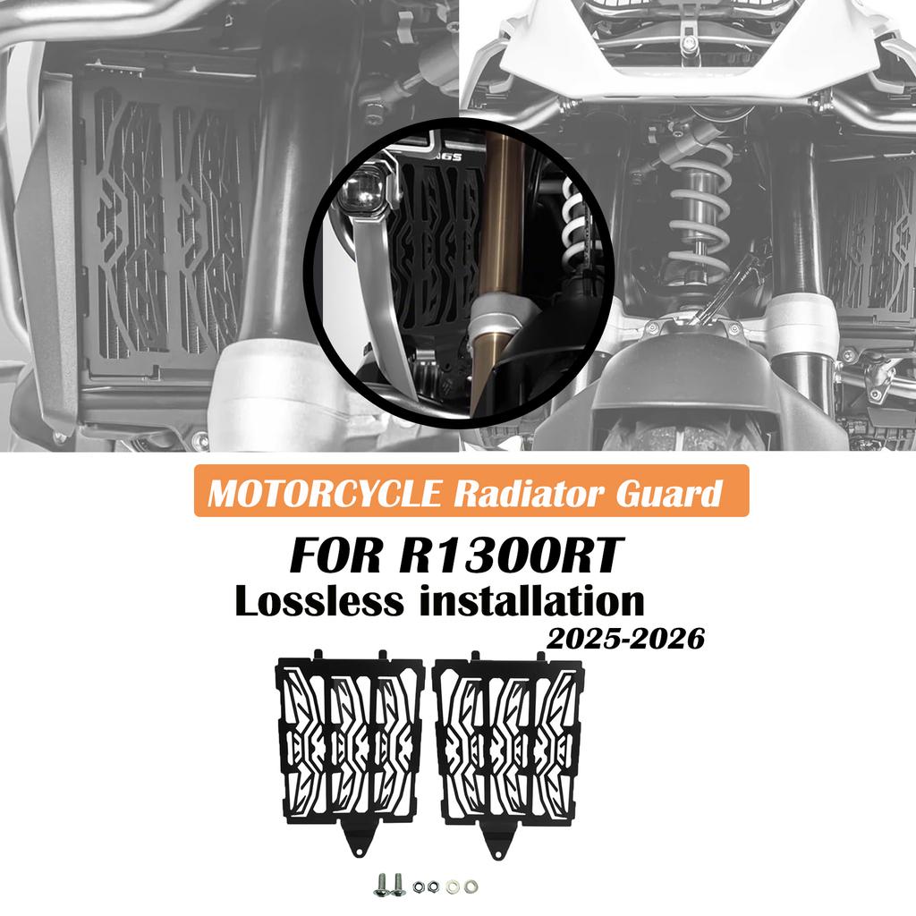 For BMW R1300RT R1300 RT 2025-2026 Motorcycle Radiator Grille Engine Cooling Cover Radiator Protection Net Water Tank Protection