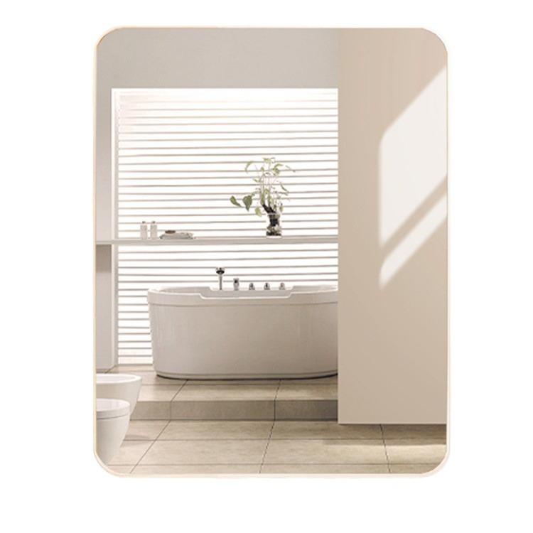 Self-Adhesive Wall-Mounted Bathroom Mirror for Makeup