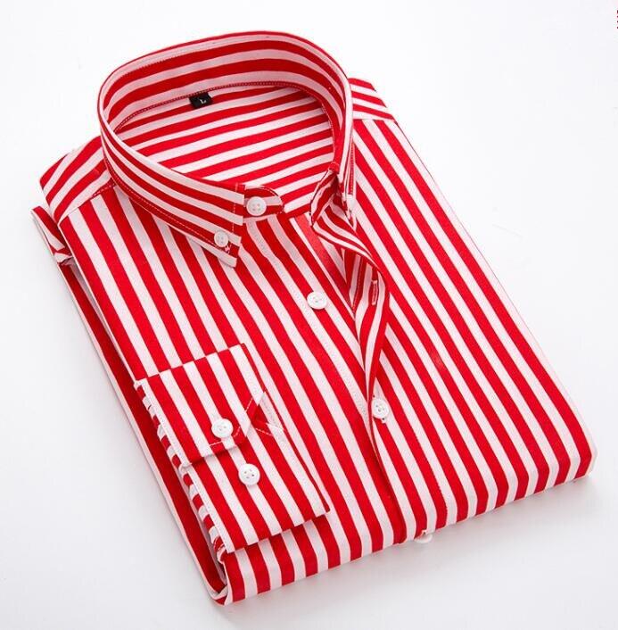 Cozy Up Pánská neformální košile s polovičním rukávem s pruhy