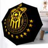 1pc Sturdy 8-Bone Auto Umbrella, Club Deportivo Guadalajara Umbrella, Digital Printed, Foldable Umbrella for On-the-Go Outdoor Use