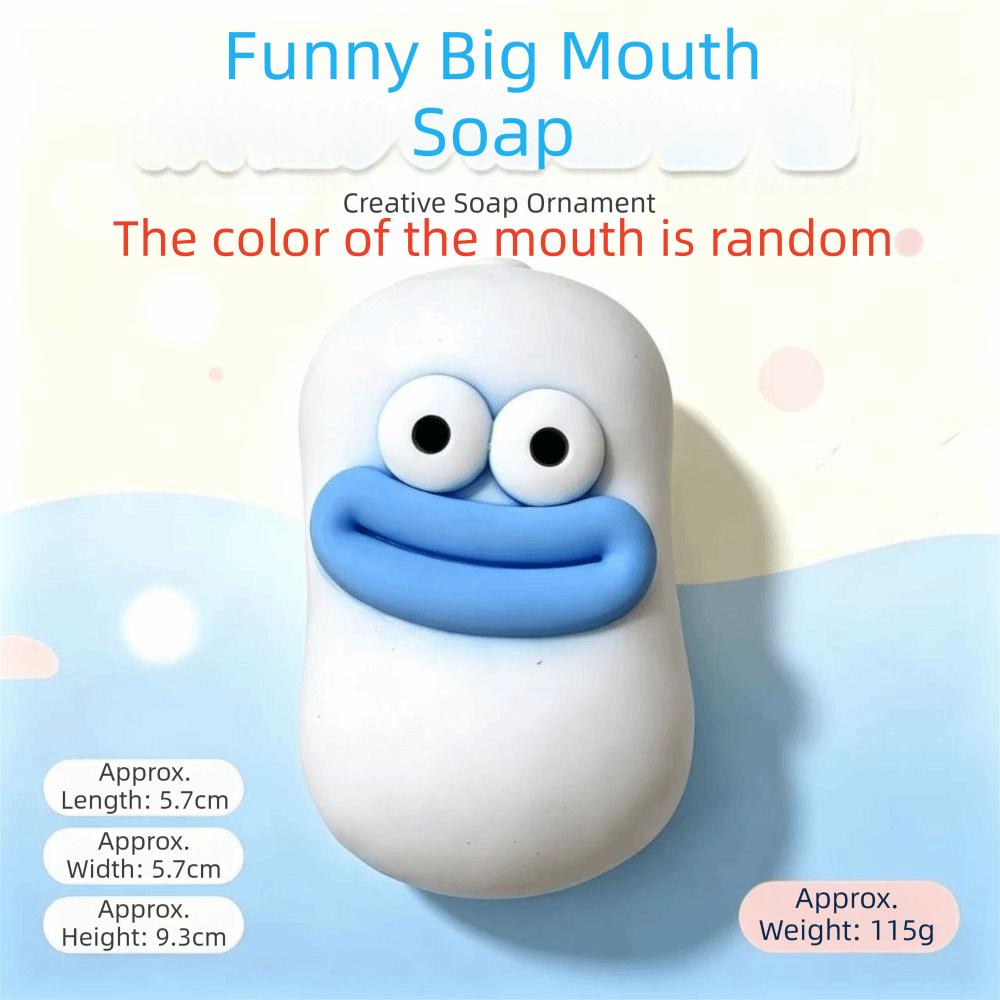 Shapable Crispy Soap Big Mouth Blocks Filled Squishy Funny Crunchy Peanut Student Prize